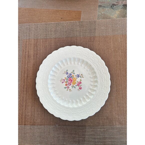 Vintage Copeland Spode Ann Hathaway Jewel Salad Plate Roses Floral - Picture 1 of 3